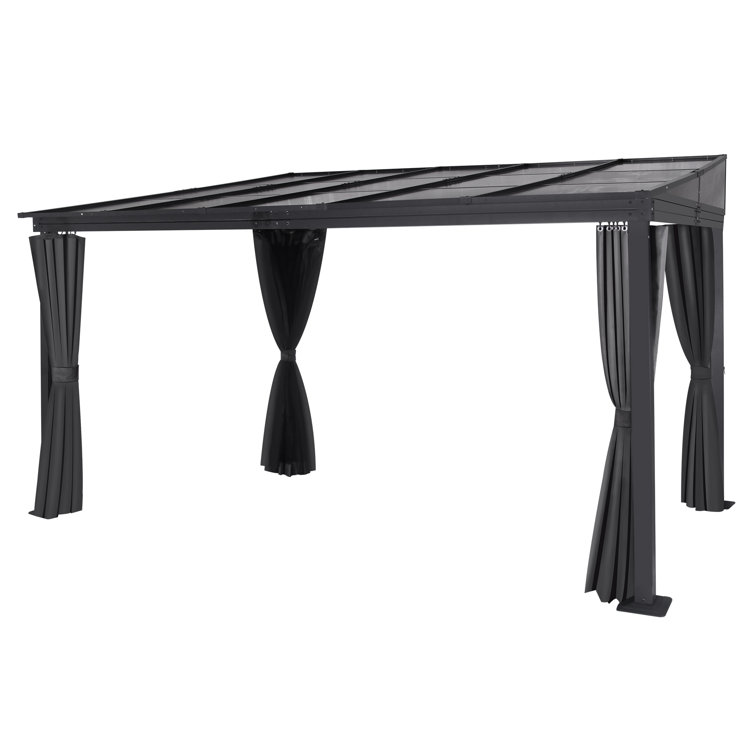 COVERONICS 10 Ft. W X 13 Ft. D Polycarbonate WallMounted Hardtop